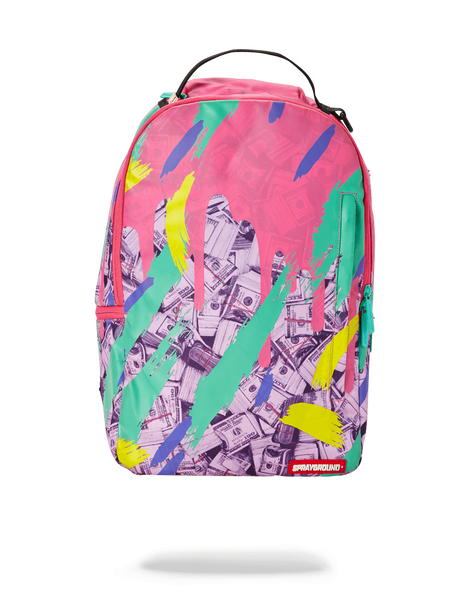 Shop Sprayground Pink Check Drip Backpack B5077 brown