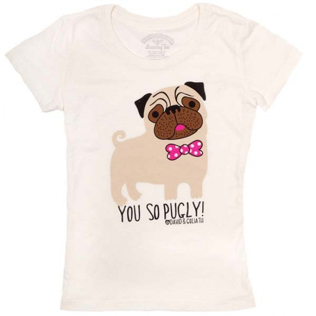 D&G You So Pugly! Junior Garment Dyed Tee
