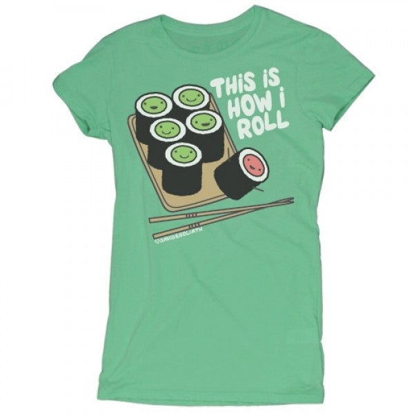 D&G This Is How I Roll - Sushi Garment Dyed Tee Kelly Green