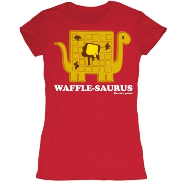 D&G Waffle-Saurus Junior Garment Dyed Tee