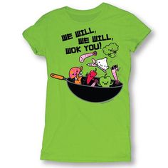 D&G We Will We Will Wok You! Garment Dyed Tee