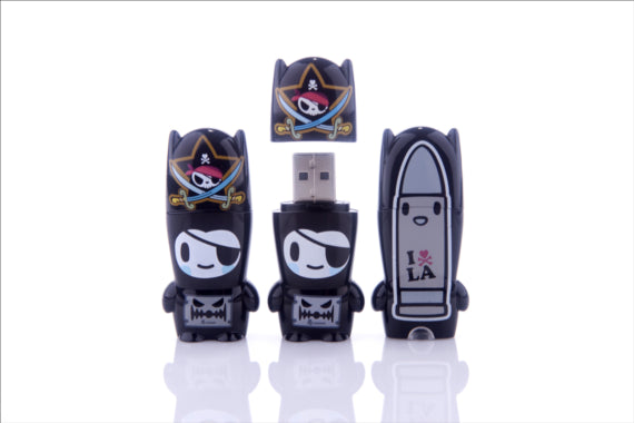 MIMOBOT® PIRATE NERO BY TOKIDOKI USB FLASHDRIVE